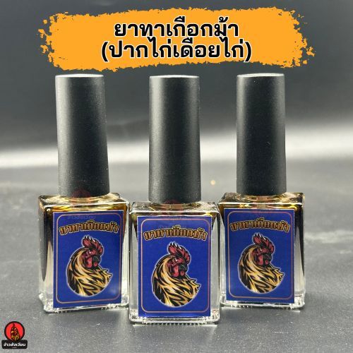 ทากีบม้า แบบน้ำ บำรุงปากไก่ เดือยไก่ สำหรับไก่ชน