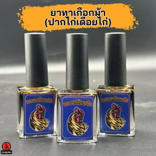 ทากีบม้า แบบน้ำ บำรุงปากไก่ เดือยไก่ สำหรับไก่ชน
