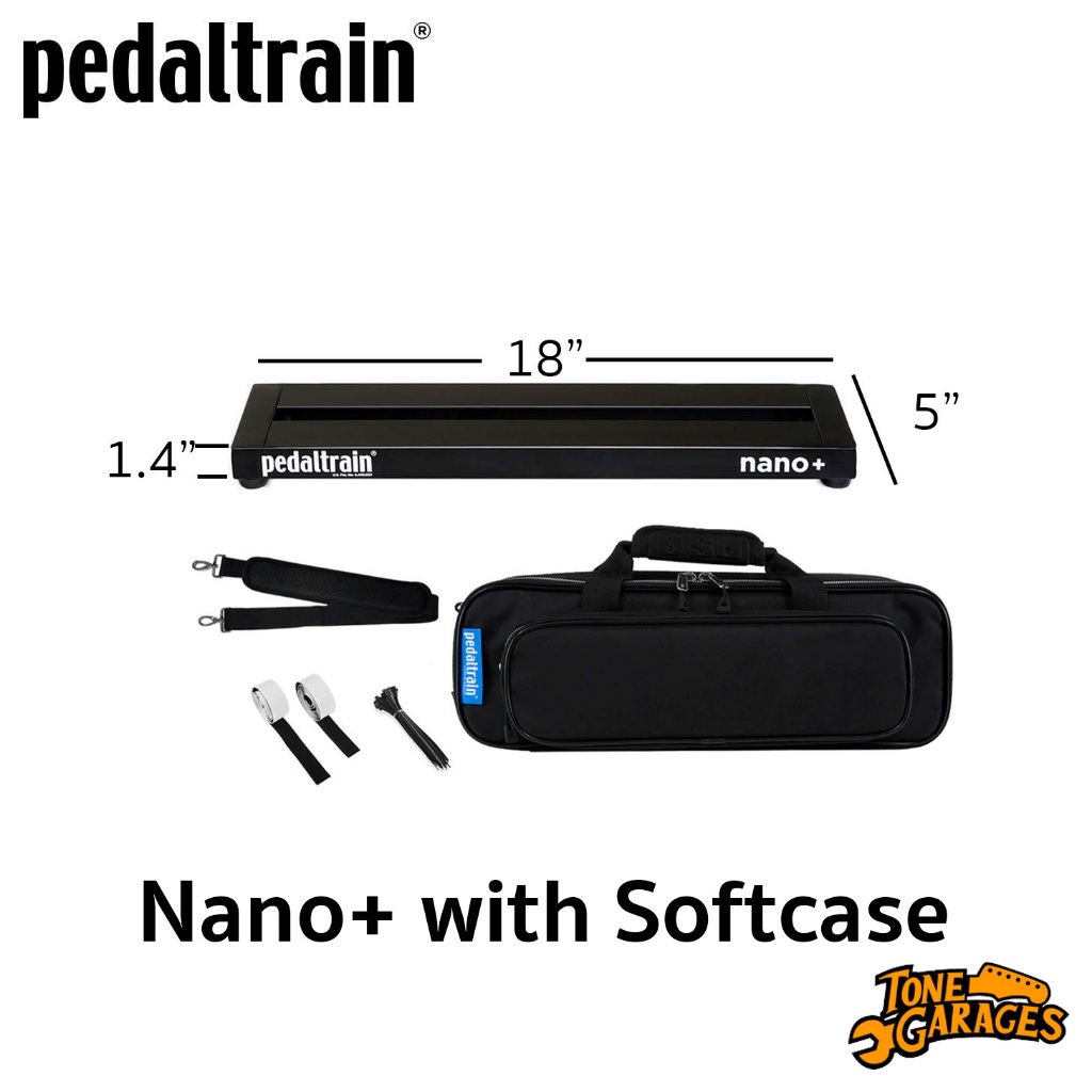 Pedaltrain Nano+ with Softcase Pedalboard บอร์ดเอฟเฟค พร้อมซอฟต์เคส