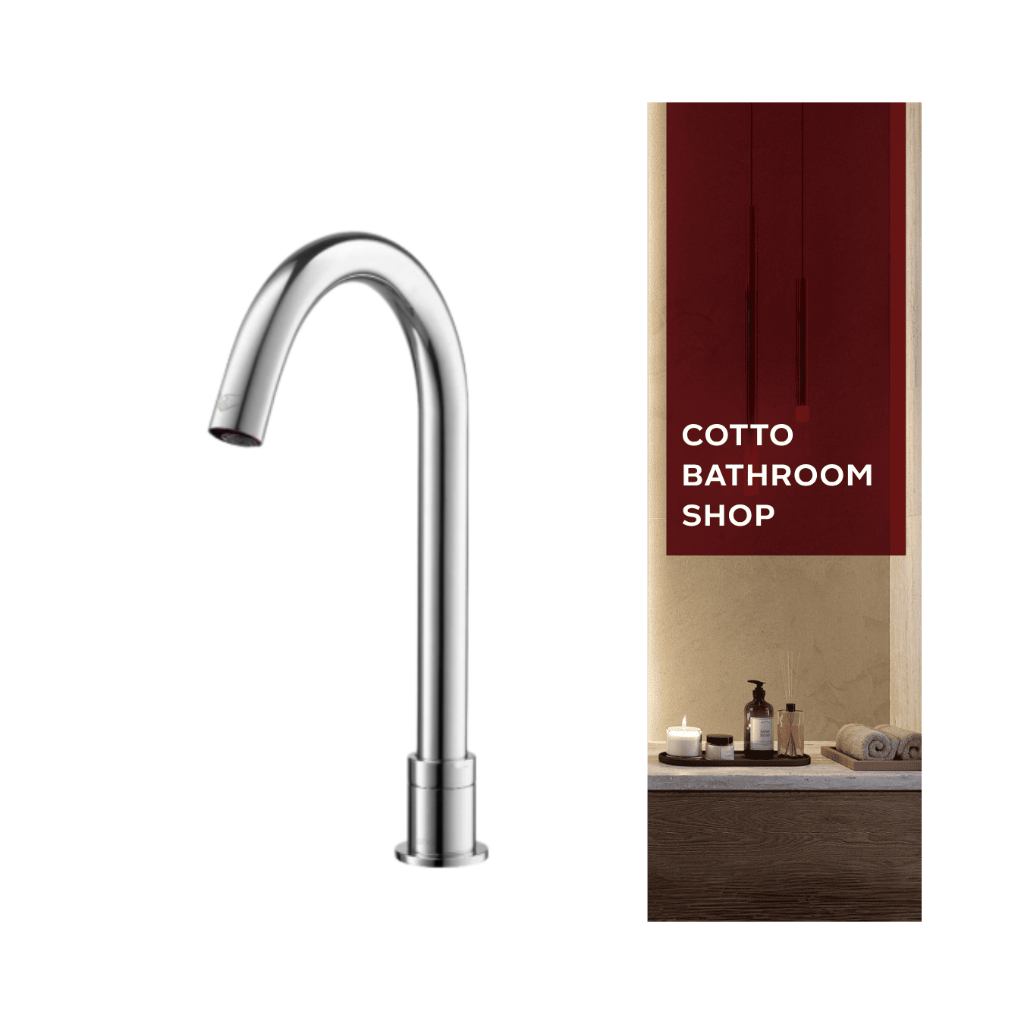 COTTO  CT4930AC ก๊อกอ่างล้างหน้าอัตโนมัติทรงสูง(ใช้ไฟฟ้า) CT4930AC AUTOMATIC BASIN FAUCET-TALL