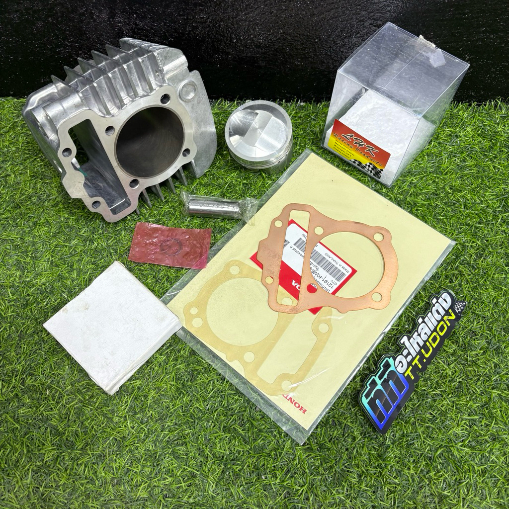 เสื้อพร้อมลูก 110i ลูกLHK 53-54-56-57-58-59 สลัก13มิล พร้อมปาดหัวหลบวาว 2,4W ใส่รถw110i ปี2009-2019 