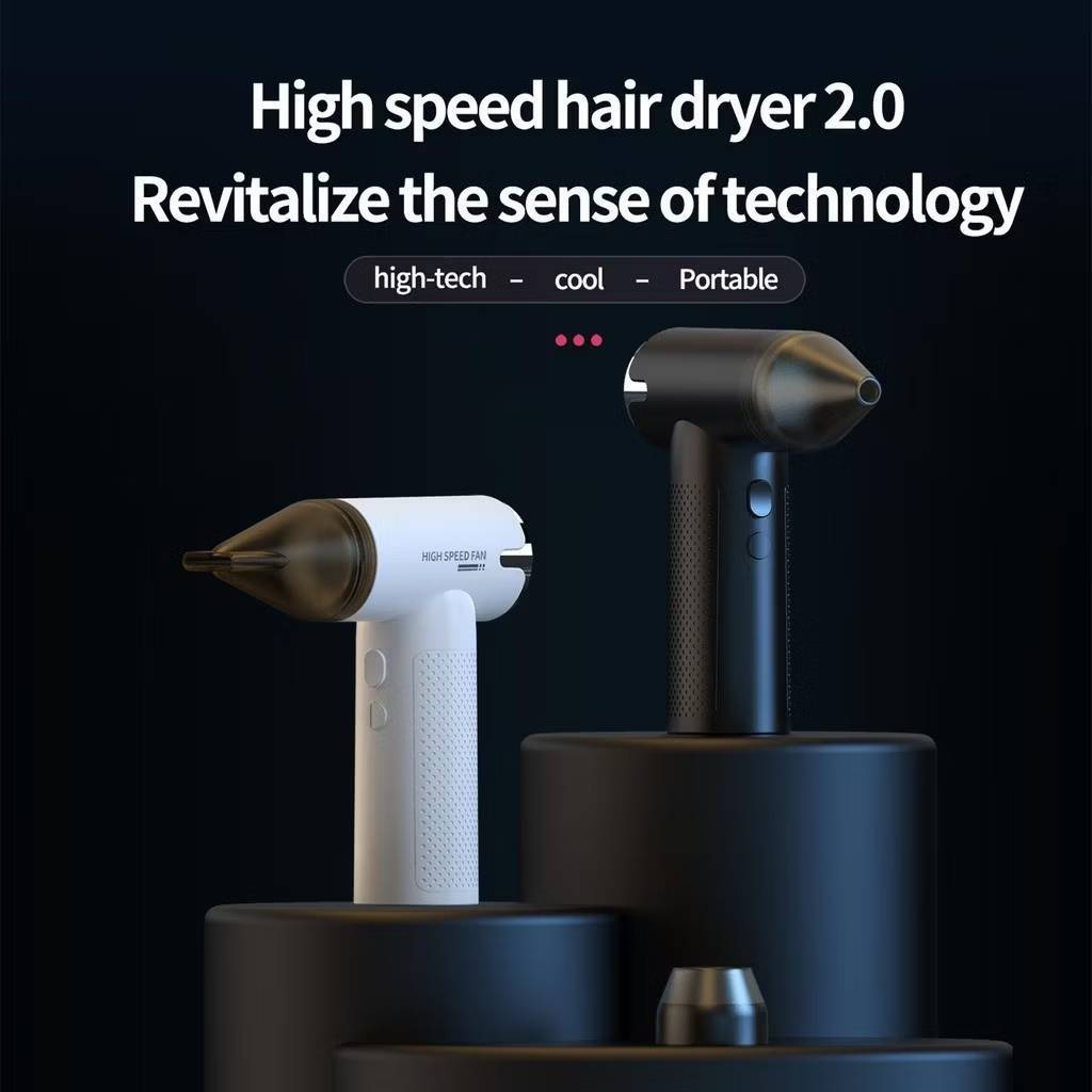 ZMZ High Speed Fan Turbo HX132 พัดลมความเร็วสูง, 100000 Rpm 55m/s พัดลมพลังงานมือถือไร้สาย พัดลมUSB 