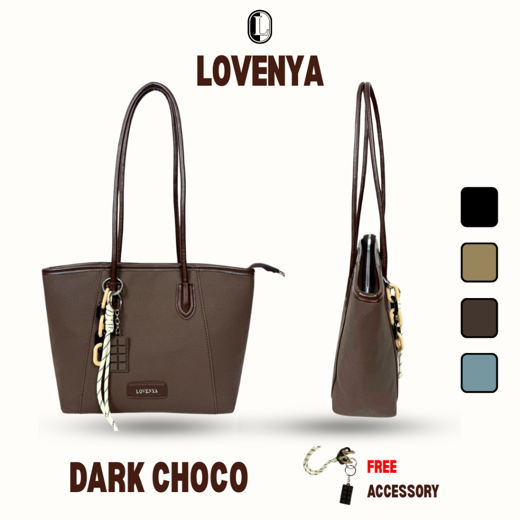 LOVENYA รุ่น L004 lovenya classic กระเป๋าสะพายไหล่ขนาดกลาง ทรง Tote คลาสสิก