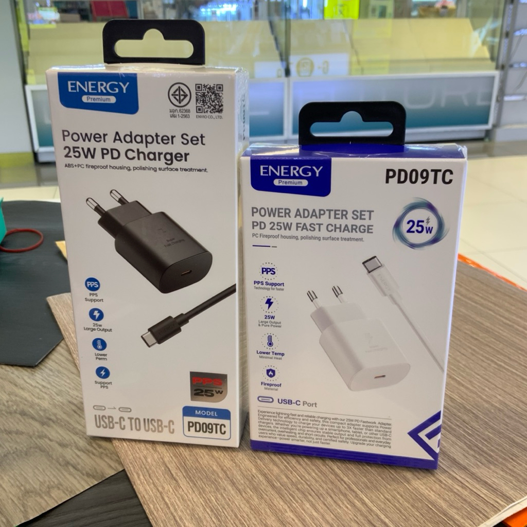 อะแด็ปเตอร์ ชาร์จไว Support SMA05s/A05 PD25W Port Type C Model:PD09tc [HPD-02] สีดำ สีขาว รับประกัน 