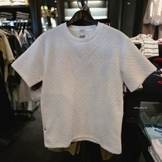 🛍 เสื้อยืดลายนูน CC DOUBLE O CCOO ผู้ชาย คอลใหม่ล่าสุด ของแท…