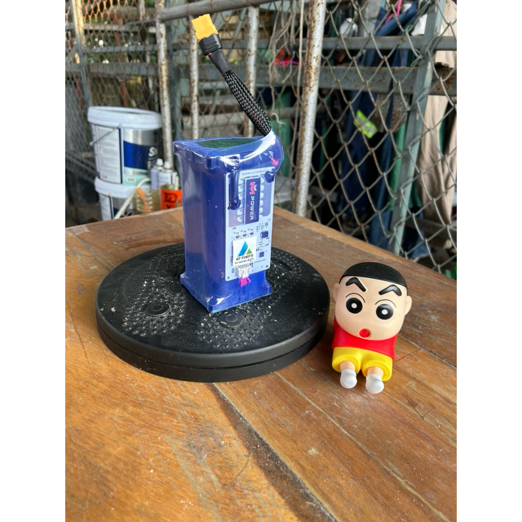 Lifepo4 4S 12.8V 15Ah bms mpower 50A Active 1.5A ที่ชาร์จ3A