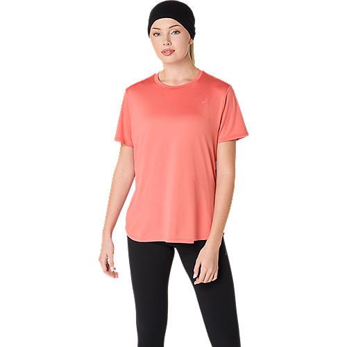 ASICS :  2032D267.700 FLEX STRETCH SHORT SLEEVE TOP WOMEN เสื้อคอกลมผู้หญิง ของแท้
