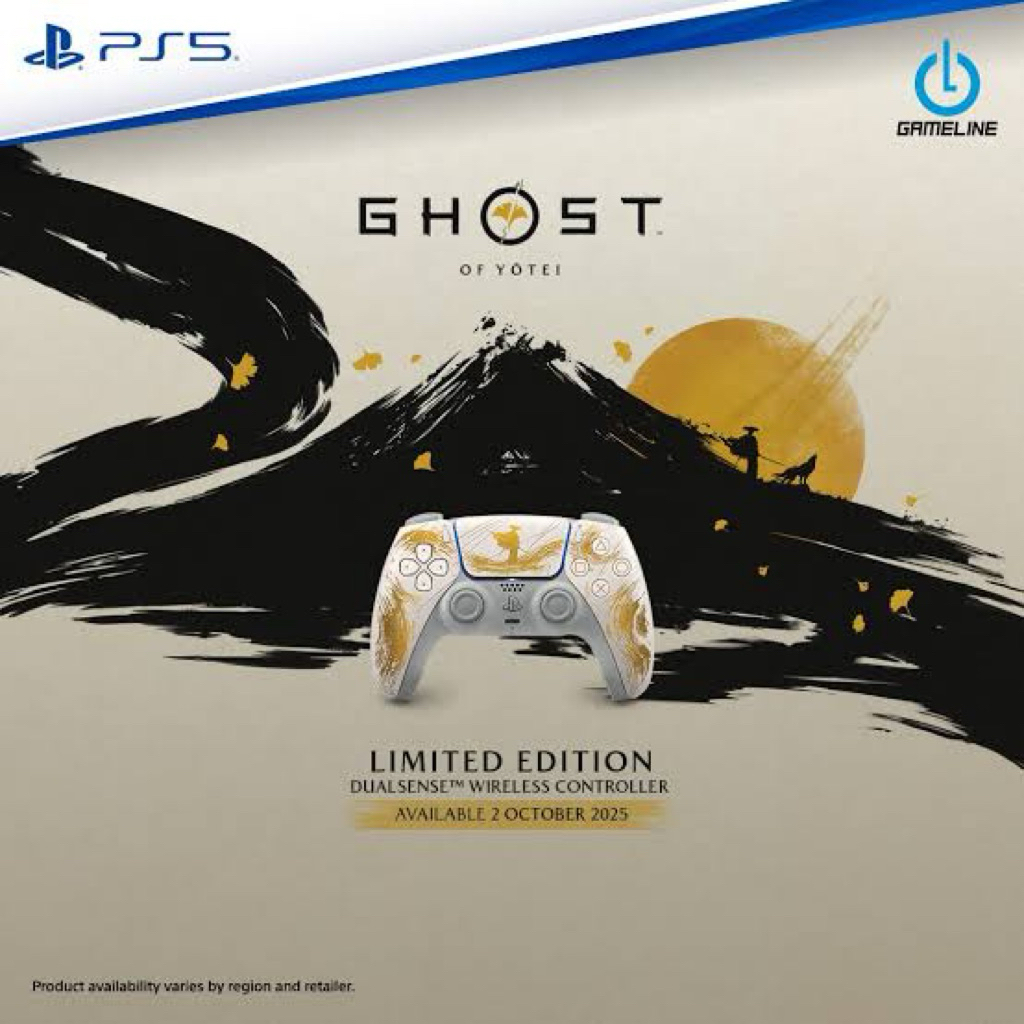 PS5 DualSense Wireless Controller - Ghost of Yotei Gold Limited Edition [ประกันศูนย์ไทย,สินค้ามือ 1]