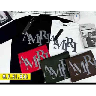🔹เสื้อยืดแบรนด์AMIRIสกรีนนู้นงานตามหา M F XL 2XL 🔹