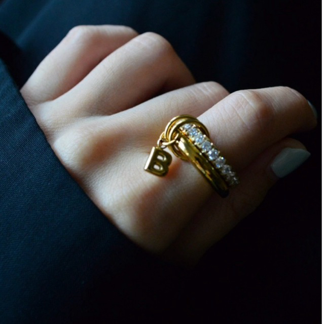 แหวน รุ่น Aeline c Ring (Gold/Silver)