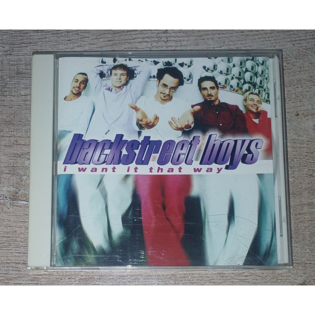 Backstreet Boys ซีดี CD Single I Want It That Way Japan Edition
