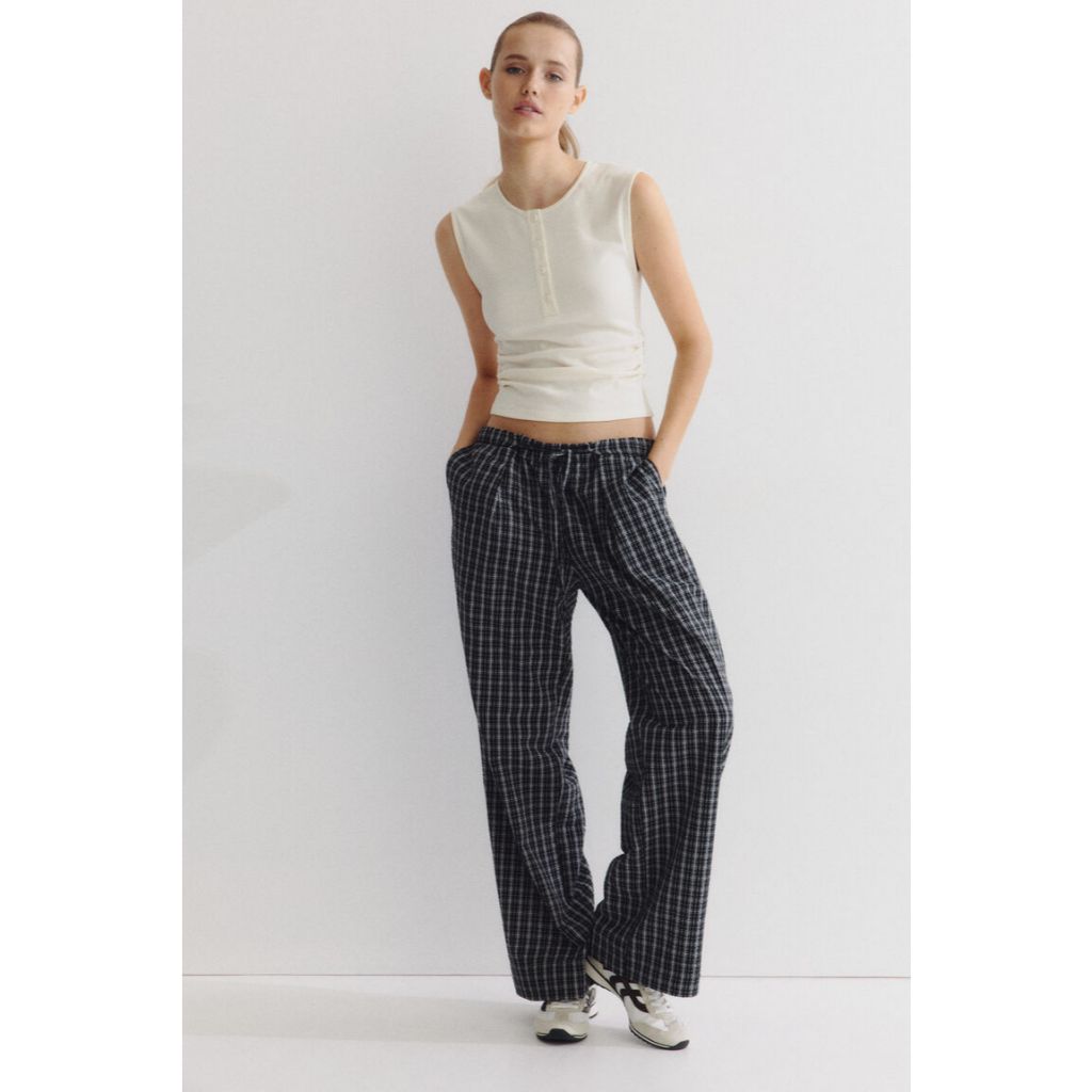 H&M(เอชแอนด์เอ็ม) กางเกงนอน Women Pyjama bottoms 1300437_1