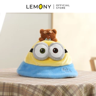 LEMONY หมวกบักเก็ตตุ๊กตามินเนี่ยน ซีรีส์ Gentleman Universal Minions Collection
