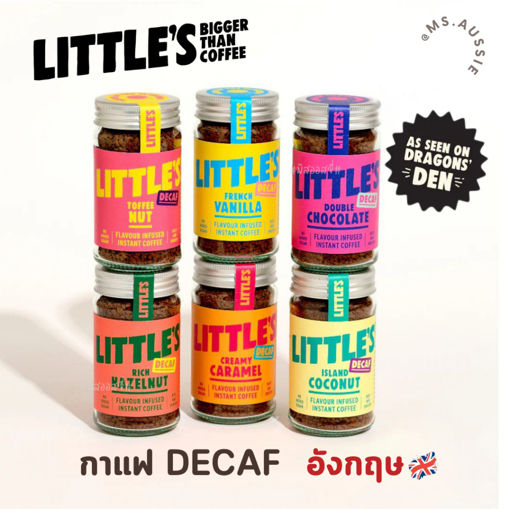 Decaf Little's bigger than coffee   รสเยอะมาก กาแฟดำหอมๆ  จากอังกฤษ 🇬🇧 กาแฟอาราบิก้า