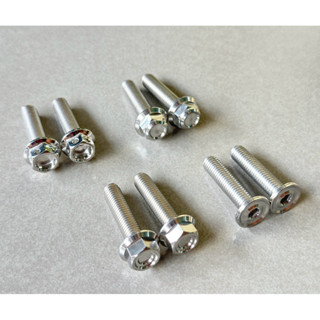 น็อตยึดโช๊คหลังตัวล่าง( คู่ละ ) Nouvo MX , MY