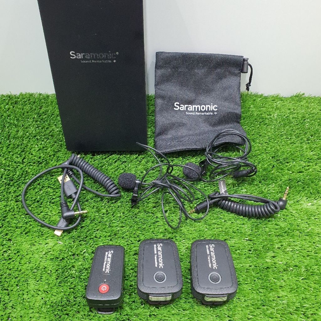 ไมค์ wirless Saramonic - Blink500 Reciver  หมดประกัน สภาพดี
