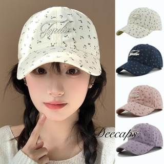 ♥️พร้อมส่ง หมวกแก็ป Jender rลายดอกไม้ ( มี4 สี) น่ารัก มีสาย…