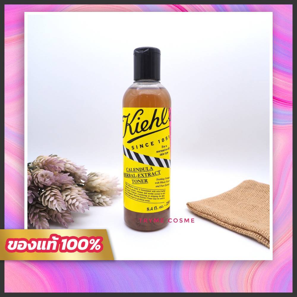 ฉลากไทย Kiehl's Calendula Herbal-Extract Toner Alcohol-Free 250ml.