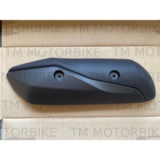 ครอบกันร้อนท่อไอเสีย Lead125 ปี 2022-2025 สีดำด้านล้วน งานเท…