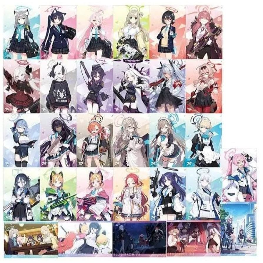 Blue Archive Wafers ชุด1 งานแท้ ของใหม่ ในซีนๆนอกมีริ้วรอย