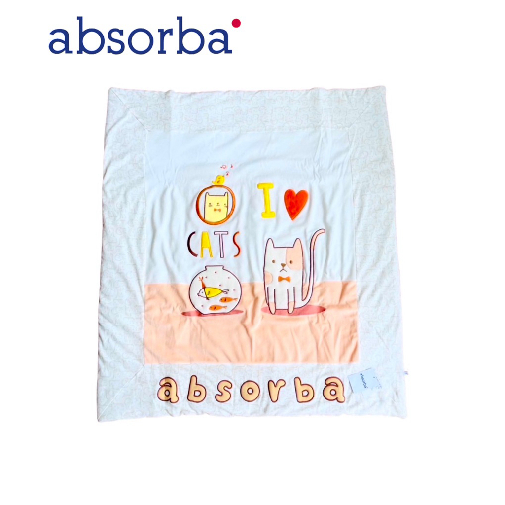 Absorba New Collection ผ้าห่มเด็กแรกเกิด ผ้าห่ม Cotton ขนาด Size 36*40 นิ้ว ลายใหม่