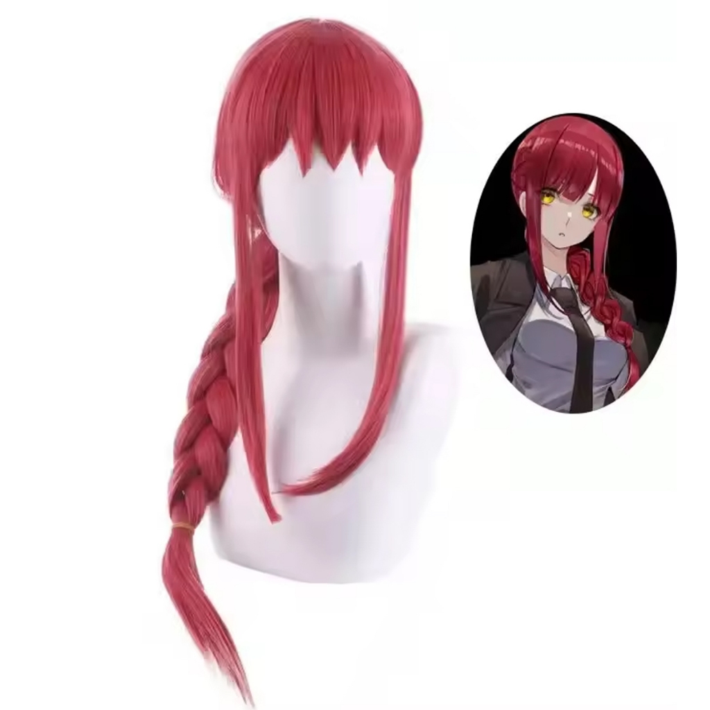 Makima Cosplay ชุดคอสเพลย์มาคิมะ วิก สำหรับผู้หญิงและผู้ชาย เสื้อโค้ทแจ็คเก็ต สูทสีดำ เครื่องแบบ ฮาโลวีน คาร์นิวัล ปาร์ต ราคา ถูกที่สุด ดีลบีเคเค แกลเลอรีภาพที่ 9