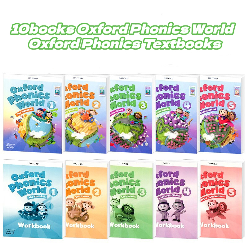 Oxford Phonics World Natural Phonics Textbook English textbooks 10books