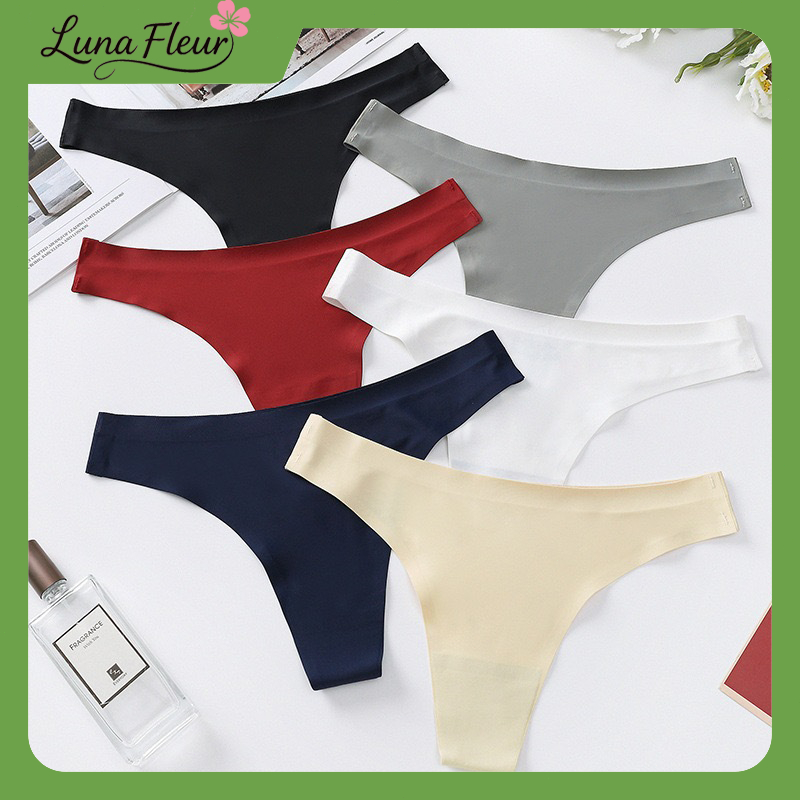 กางเกงในผู้หญิงเนื้อผ้าบางสบาย ไม่อับชื้น รูปทรงตรงเอวออกแบบของเป็นรูปตัว V เพิ่มความเซ็กซี่ พร้อมส่ง