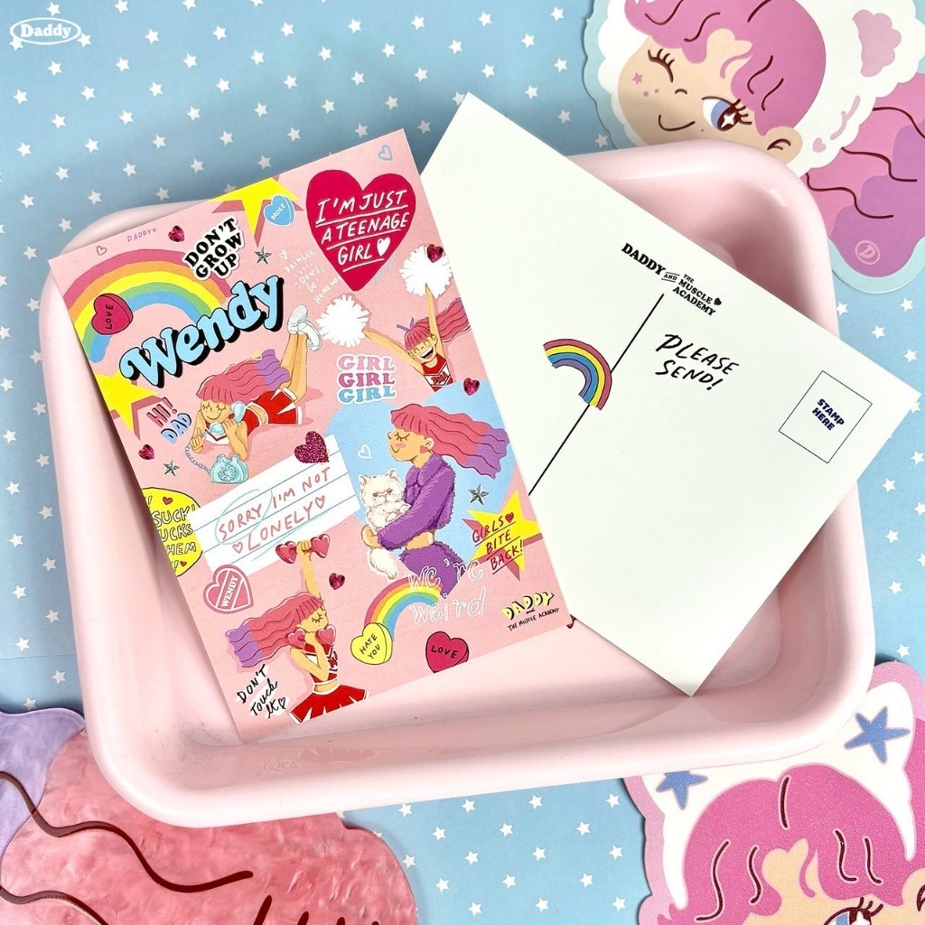 DADDY | Wendy Postcard โปสการ์ด ลาย wendy สุดน่ารัก