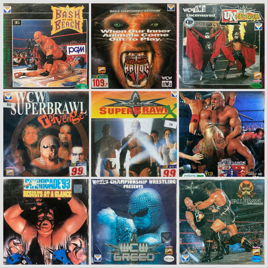 VCDมวยปล้ำ WCW ลิขสิทธิ์แท้พากย์ไทย