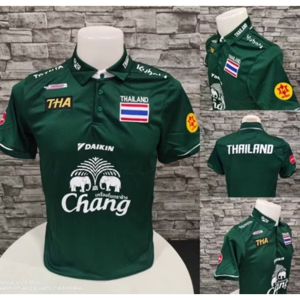 เสื้อโปโล เสื้อกีฬา ช้างไทย (เฉพาะเสื้อ)