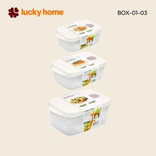 LUCKY HOME กล่องถนอมอาหารเข้าไมโครเวฟได้พร้อมรูระบายความร้อน…