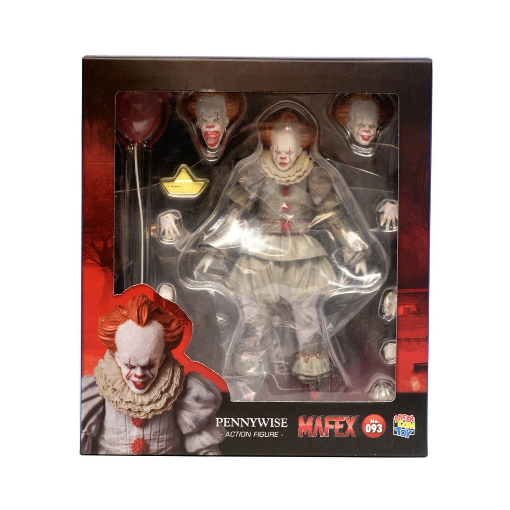 แท้/พร้อมส่ง Medicom Toy Mafex 093 IT Pennywise Articulated 6.5 Action Figure