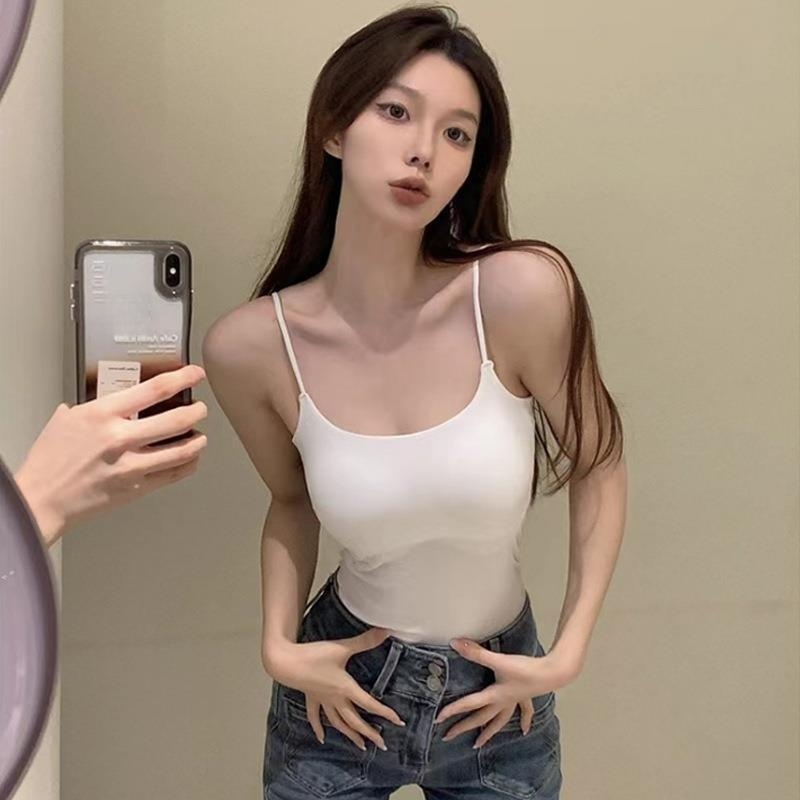 Basic swimsuit  เสื้อแฟชั่น เสื้อคล้องคอยั่วๆ ชั้นใน มีให้เลือก 5 สี เนื้อผ้าสวมใส่สบาย พร้อมส่งจากกทม ราคา ถูกที่สุด ดีลบีเคเค แกลเลอรีภาพที่ 3