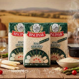 ข้าว Risotto Arborio Rice RISCOSSA 1kg. ข้าวอาร์โบริโอ ข้าวอ…