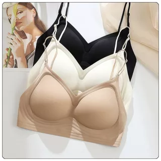 💥TOPLIST💥 (N1051) บราไร้โครง ปรับสายได้ 3 สไตล์ (Cross / Regular / Halter)
