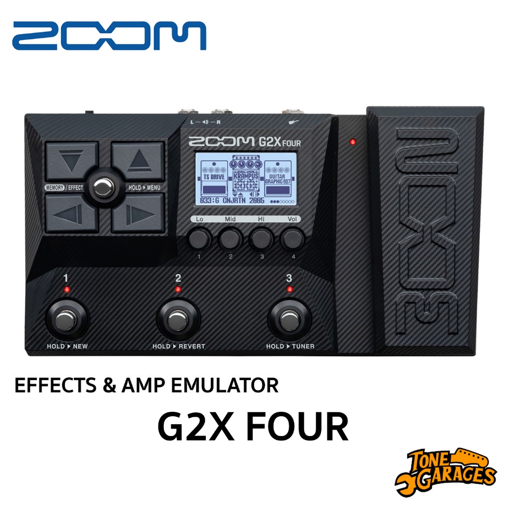 ZOOM G2X FOUR Effect & AMP Emulator มัลติเอฟเฟค เอฟเฟคกีต้าร์