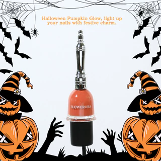 FLOWERORA Halloween Shades 🎃 ทาเล็บอินเทรนด์ ฮาโลวีน✨ สีทาเล็บไม่อบ ไม่มีกลิ่นฉุน ทาในห้องแอร์ได้