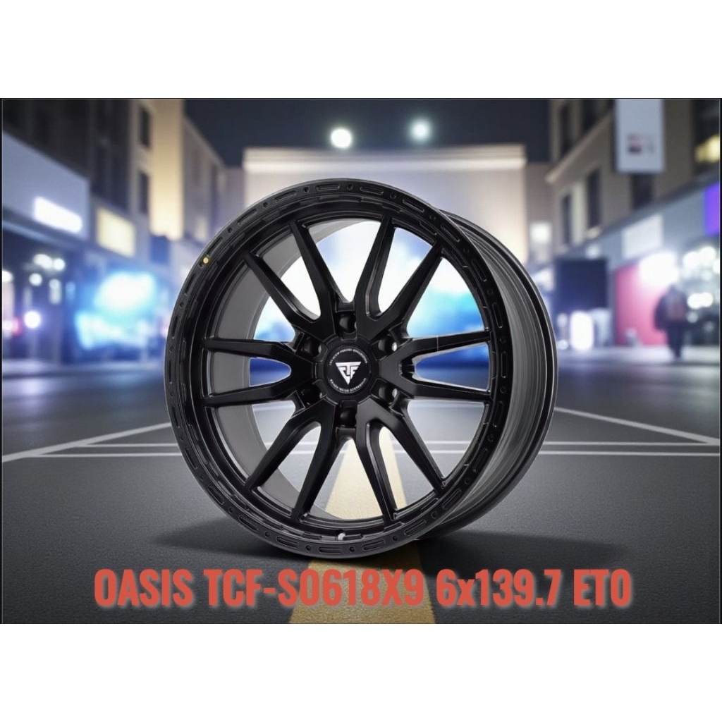 OASIS​ TCF-S06ล้อแม็กซ์​ ขอบ18 6รู139.7​กว้าง9นิ้ว​ ออฟเซต0​ล้อออฟโรดสินค้า​คุณภาพดี​แนวออฟโรดแข็งแร