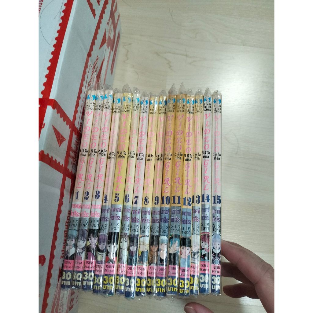 Video Girl 15 เล่มจบ หนังสือการ์ตูน วีดีโอเกิร์ล 1-15 เล่มจบ หนังสือการ์ตูน video girl ผลงานคนวาด is
