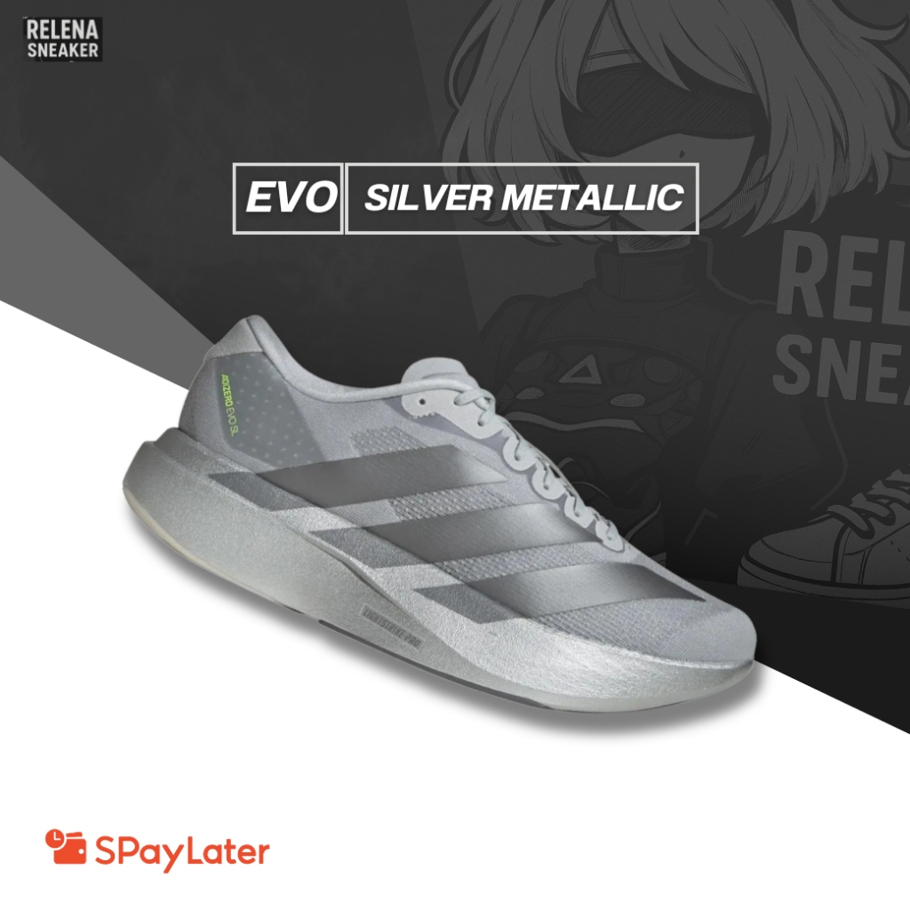 Evo SL Silver Metallic 🩶🩶 [ พร้อมส่งในไทย ]  [ รับประกันของแท้ ]