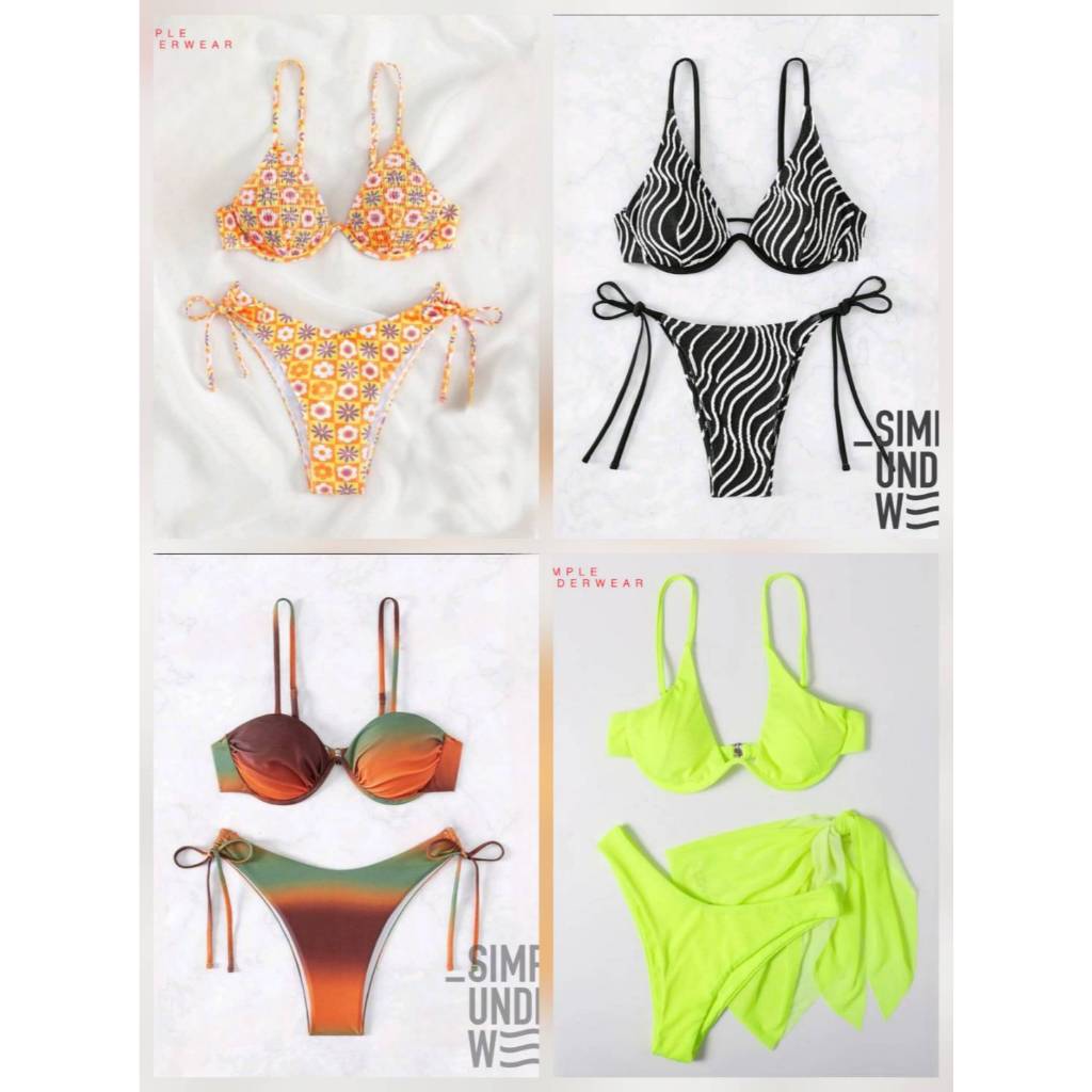 last stock Simple Underwear bikini ชุดว่ายน้ำบิกินี่