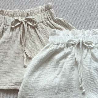 กางเกงขาสั้น ผ้าสาลู ผ้านุ่มใส่สบาย 🎀 ใส่ไปทะเลปังเว่อ
