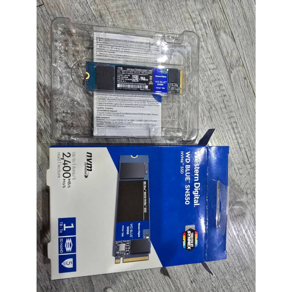 WD Blue SN550 NVMe SSD ความจุ	1TB
