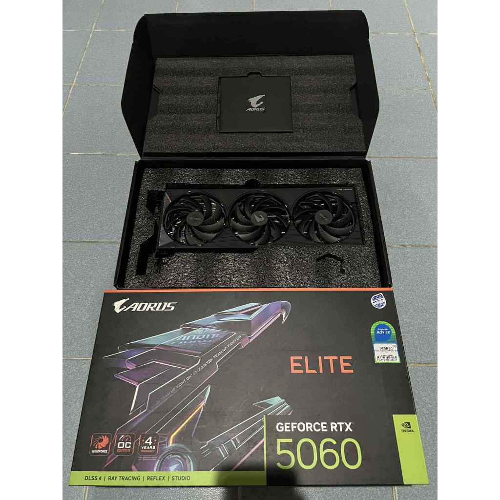 RTX5060 8GB Aorus Elite (มือสอง) ราคาสุดคุ้ม