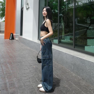 กางเกงขากระบอกคาร์โก้ รุ่น Baby Cargo