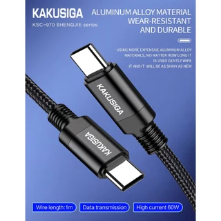 ส่งจาก ไทย สายชาร์จ ชาร์จเร็ว 60W 27W / C to C 1 เมตร สายแข็งแรงใช้ได้นาน 043