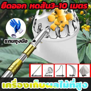【เหล็ก sk5 นำเข้า】1 เเถม 6 ที่เด็ดผลไม้สำหรับที่สูง แบบยืดได…