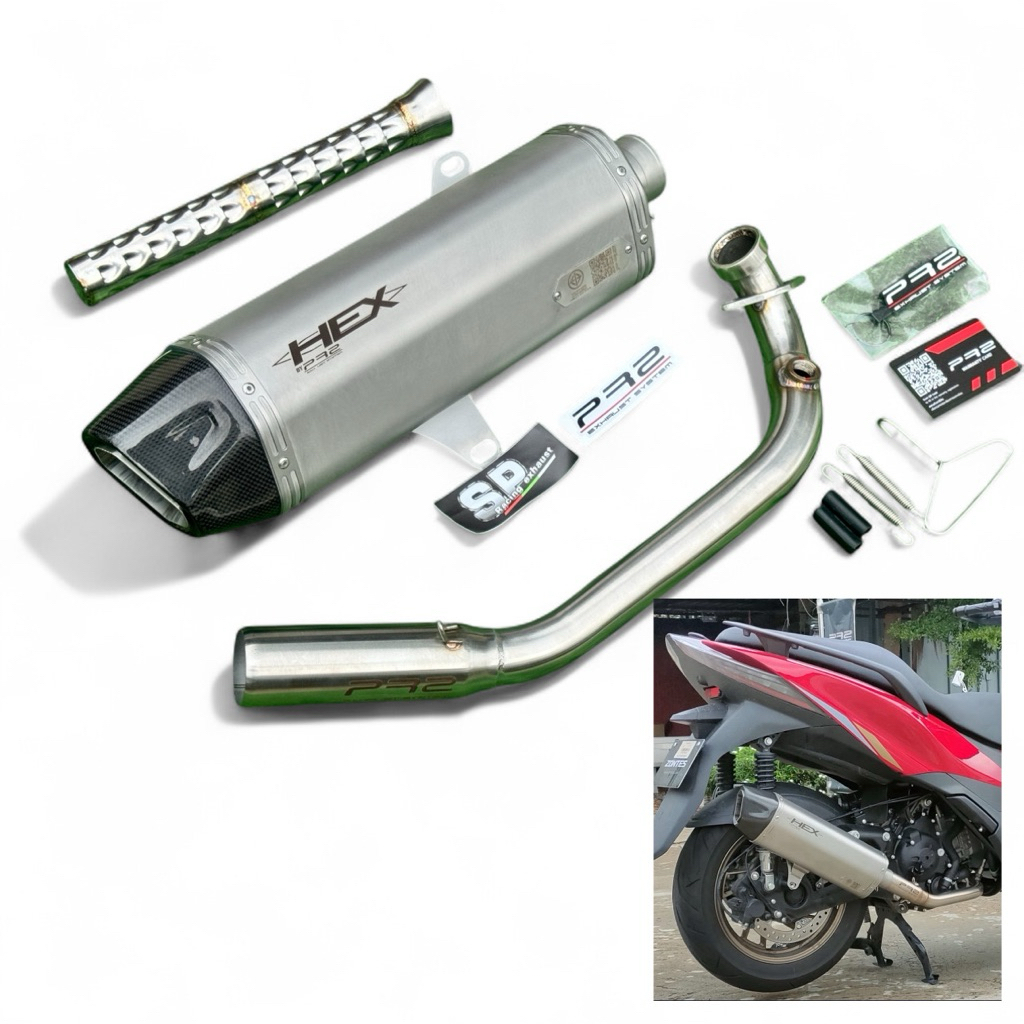 ชุดท่อแต่ง Zontes350E D สำนักpr2