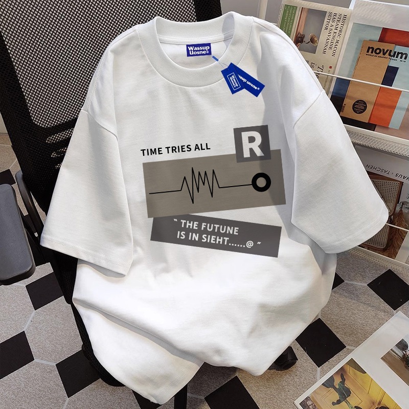 ✨【จัดส่งภายใน 24 ชั่วโมง】 อินเทรนด์และเรียบง่าย เสื้อ เสื้อยืด oversize เสื้อยืดผู้หญิง เสื้อผู้ชาย เสื้อแฟชั่น 9.